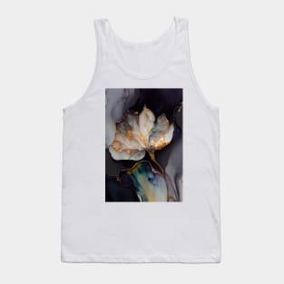 Marbled Lotus - Abstract Alcohol Ink Resin Art Tank Top